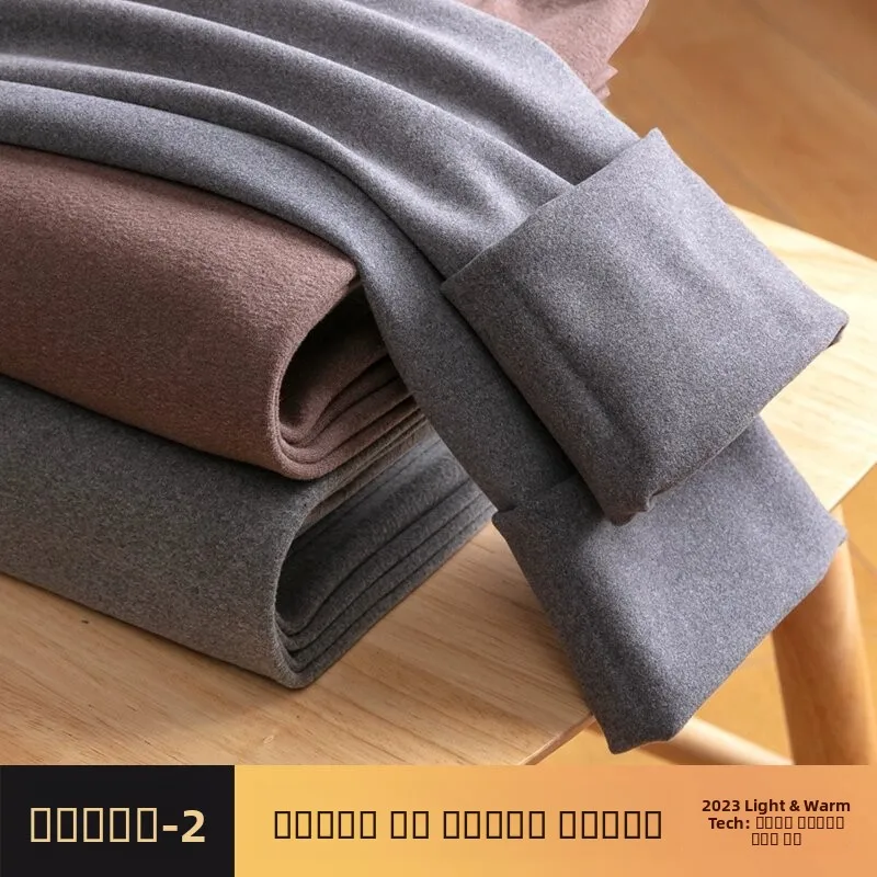 

Men's Winter Long Pants 2025 New Sle plus Size Slim Fit Cotton Wool Trousers Youth Versatile Trendy Brand De Sl Warmth