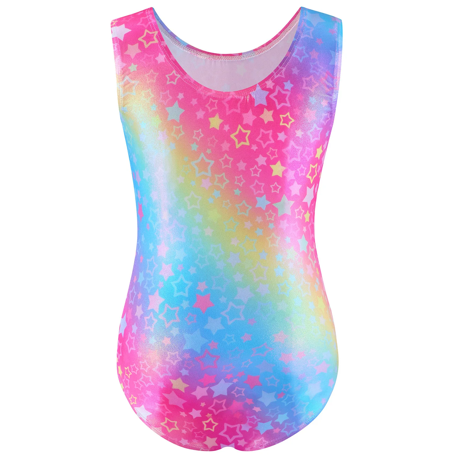 Novo Macacão triangular para meninas colete sem mangas terno de dança de balé