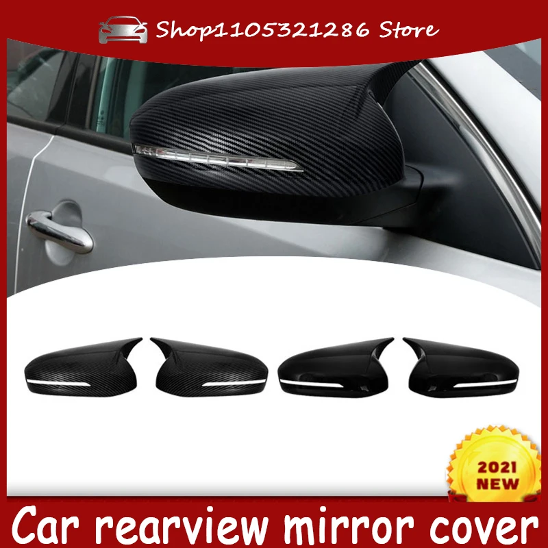 Carbon Fiber Rearview Mirror Cover Side Door Mirror Caps Protector for KIA K5 Optima 2011 2012 2013 2014 2015