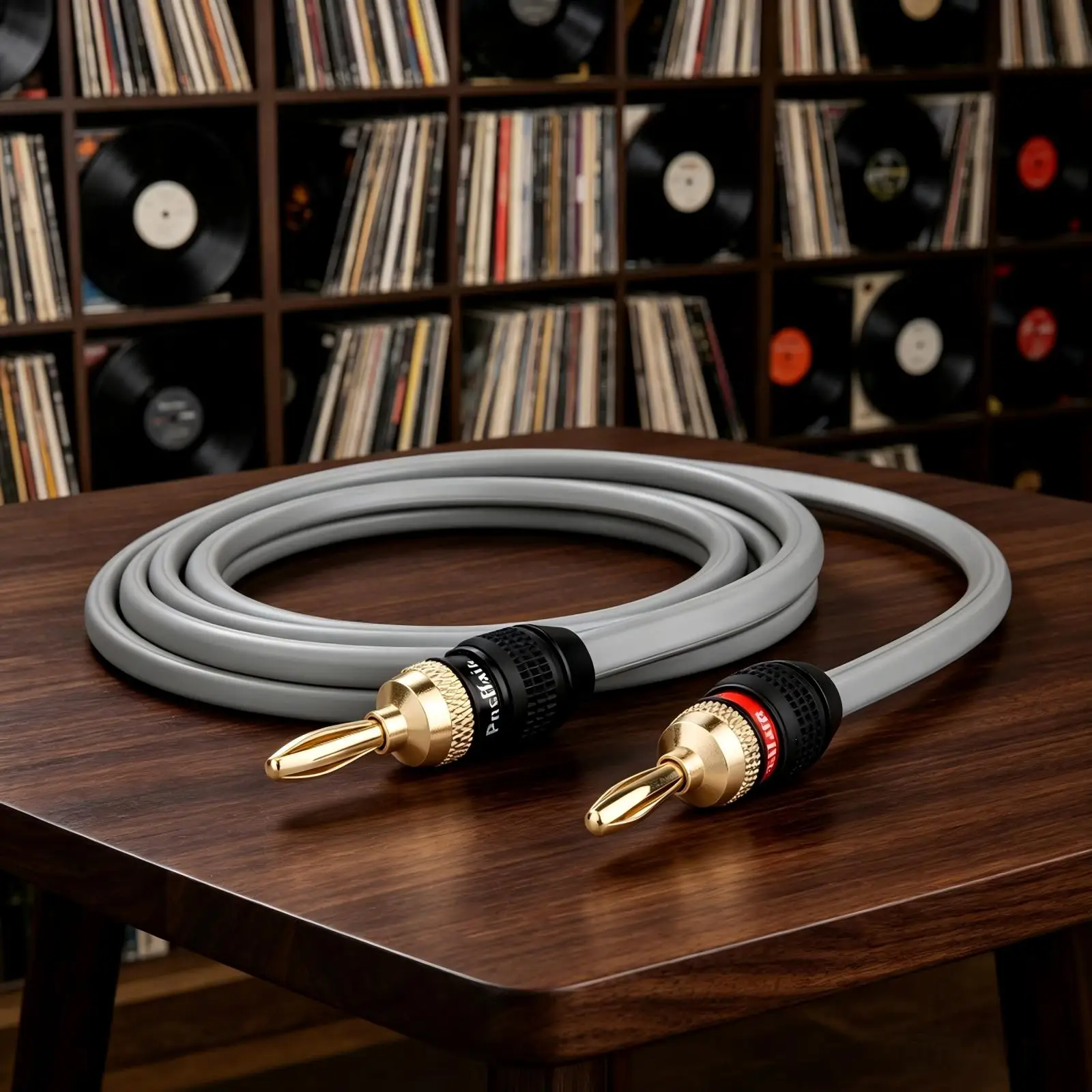 Preffair Banana Plug Speaker Cables Banana Terminal Speaker Connector 24k Gold Plating Adapter for HiFi audio speaker AMP