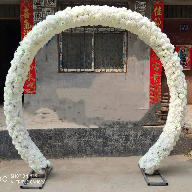 

New Arrival Wedding Centerpieces Arch Flower with Iron Frame Sets for Party Event Opening Ceremony Festive Suppliles