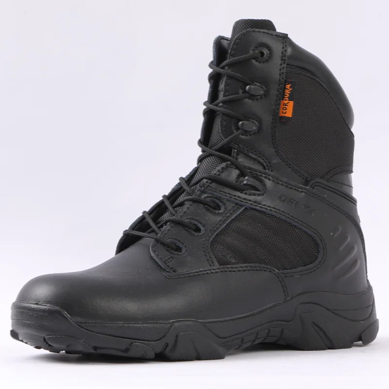 Military Tactical Male Boots Outdoors Climbing Special Force Leather Waterproof Desert Combat Army Work Shoes