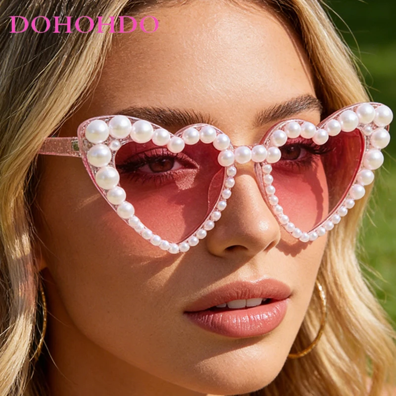 

Vintage Sexy Designer Heart Shape Sunglasses For Women Luxury Trendy Female Sun Glasses Party Travel Eyewear UV400 Gafas De Sol