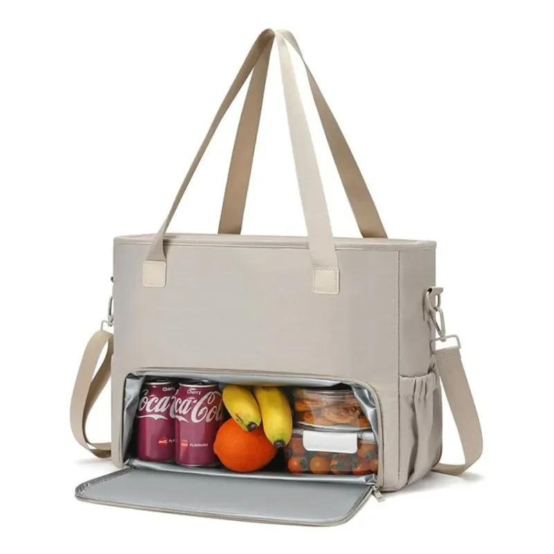 for Large Insulated Lunch Bag and Handbag Combination for Women Oblique Cross Body Computer Bag