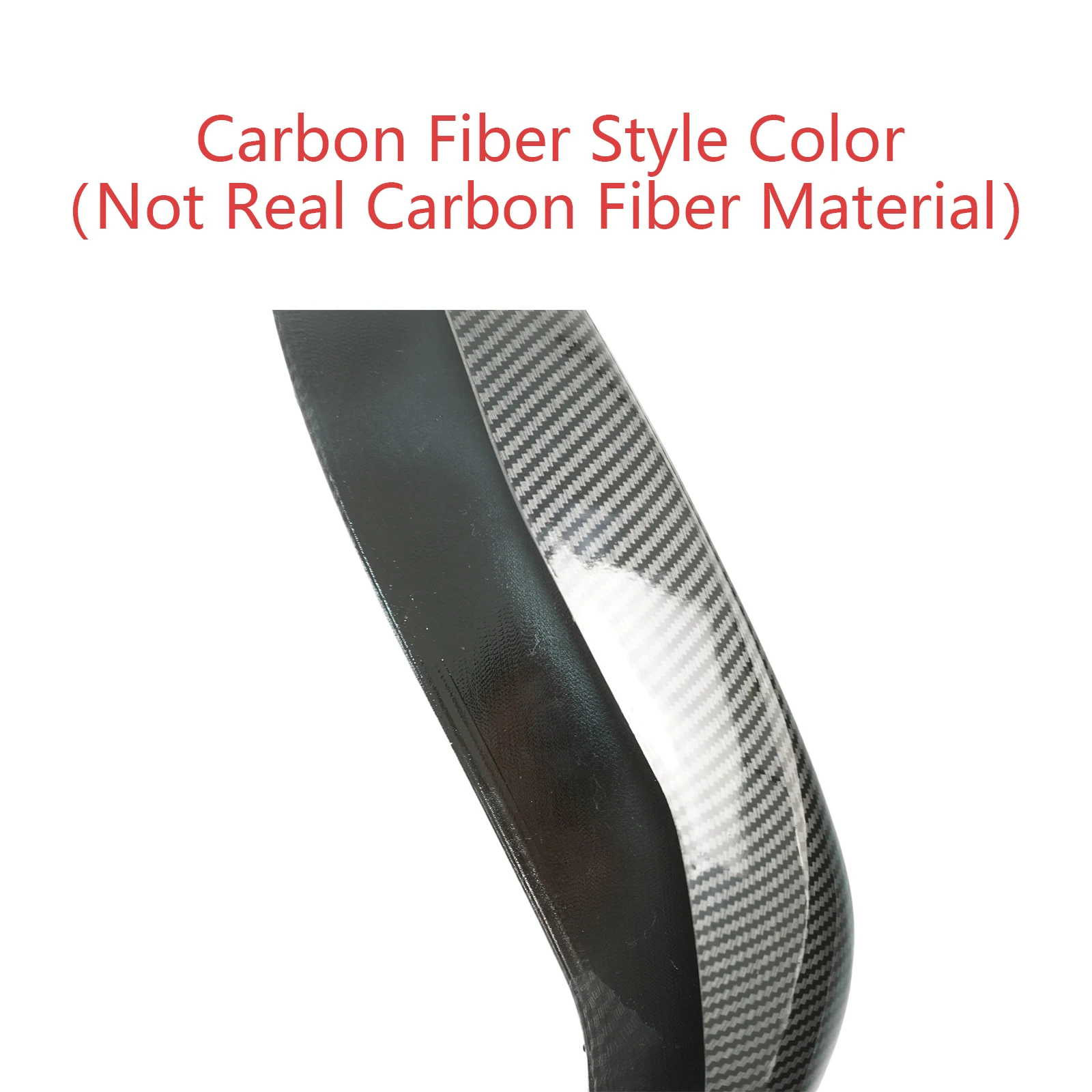 2 قطعة سيارة الجانب الخلفي سبلاش الحرس ل كورفيت C6 Z06 ZR1 2005-2013 الجسم أطقم لامع أسود ألياف الكربون نمط اكسسوارات السيارات