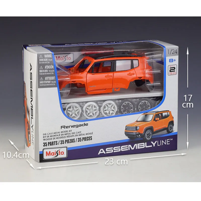 Maisto Assembly Version 1:24 century Renegade SUV Alloy Car Model Diecast Metal Toy Off-road Vehicle Car Model Simulation Gift