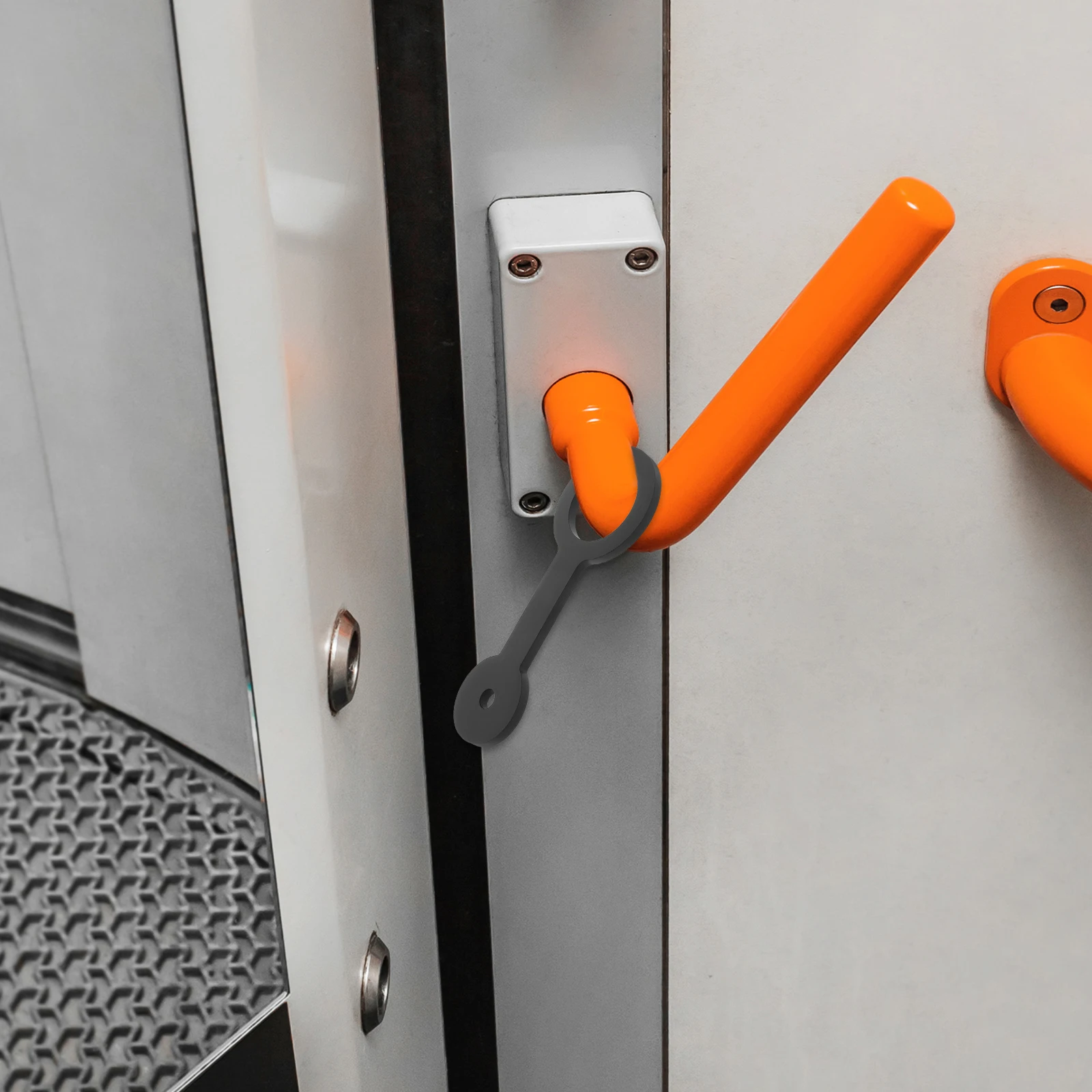 

3Pcs Rv Shower Door Strap Flexible Silicone Rubber Travel Latch Replacement for Motorhome Trailer Secure Shower Doors