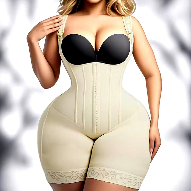 

Fajas Colombianas Moldeadora Girdles Bodysuits Shapewear High Compression Waist Trainer Belt Slimming Sheath Body Shaper Corset