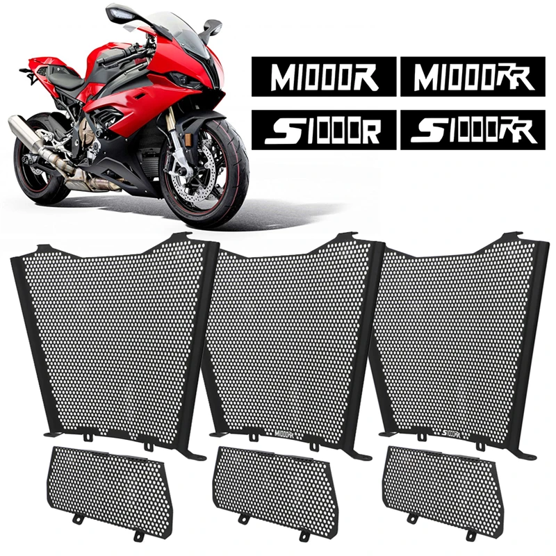 Motocicleta Radiator Guard Protection, Cooler Grill Cover, Protector, BMW S1000RR, S1000R, M1000RR, M1000R, 2019, 2021, 2022, 2023, 2024