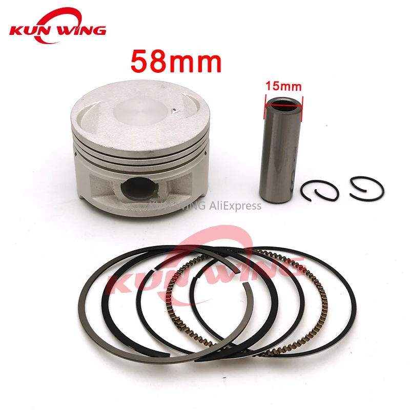 

58mm Bore Piston Ring Kit for YAMAHA FZ 16 FZ16 YS 150 YS150 45P-E1630-00 Motorcycle Engine Parts