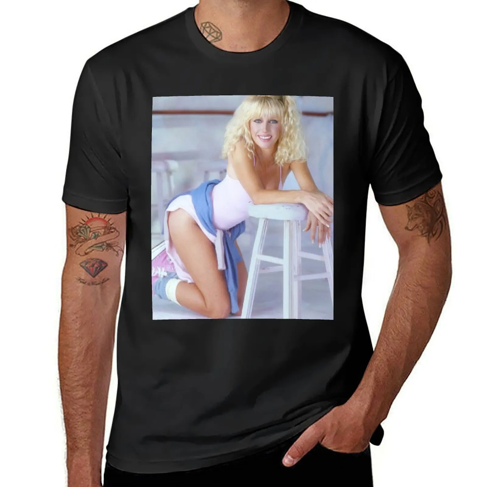 Suzanne Somers actress T-Shirt anime clothes korean fashion customs design your own sublime plain black t shirts men