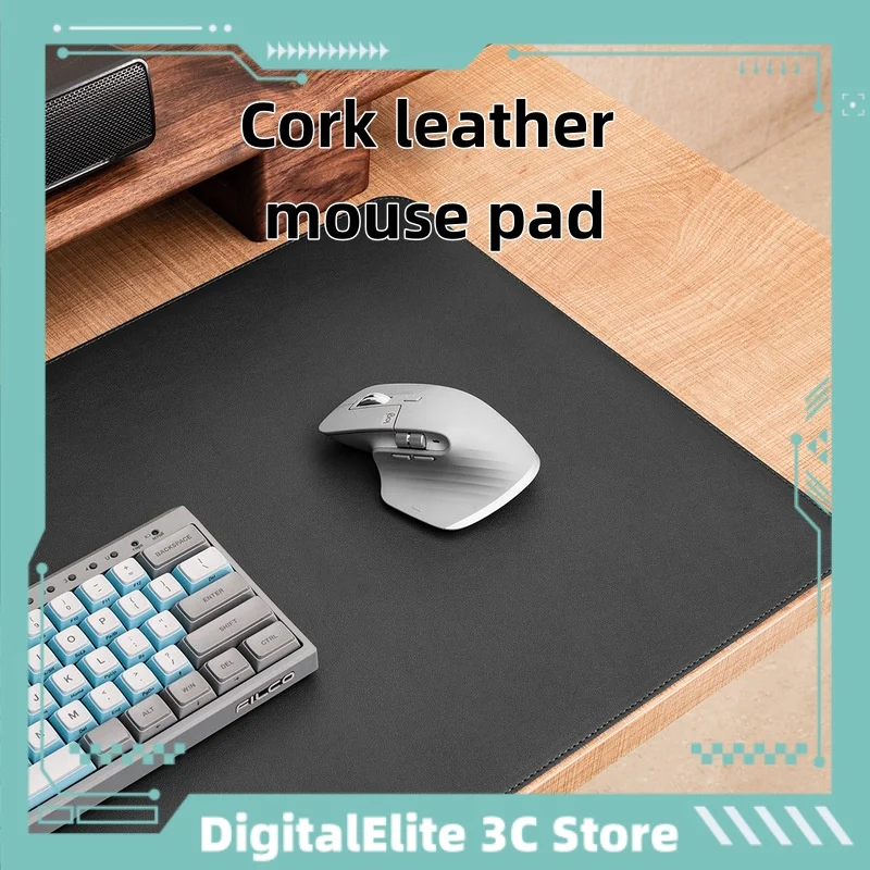 Cork Leather Mouse Pad Oversized Lock Edges Double-Sided Dirt Resistant  Waterproof Office Gaming Computers  Laptops Desks