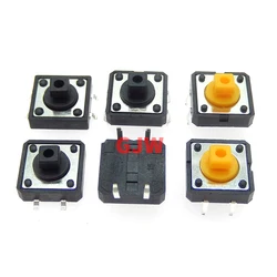 20pcs Tact Switch Kit 12*12*7.3mm DIP Tactile Push Button Switches 12x12 mm 4pin Micro Switch