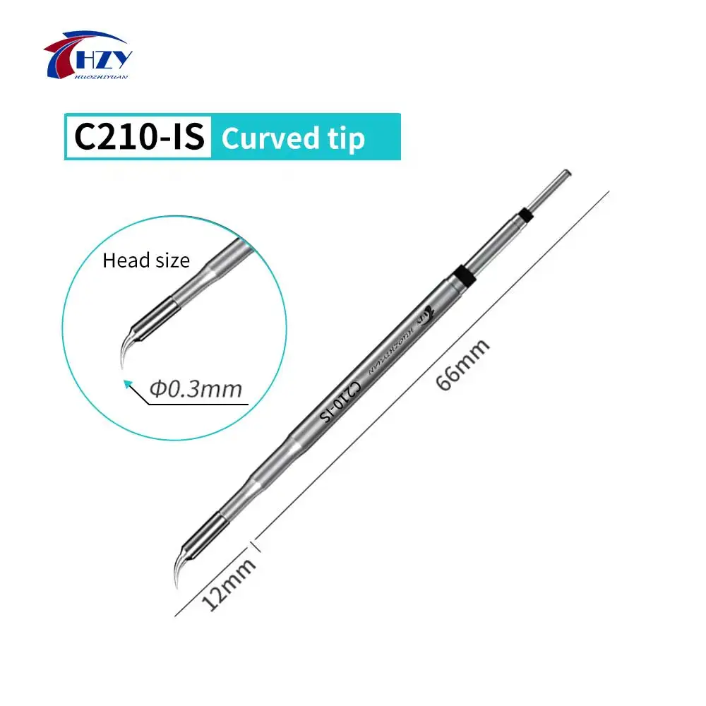 HZY C210 سبيكة لحام نصائح أدوات لحام K/SK/I/IS العالمي 210 مقبض سبيكة لحام كهربائي لمجموعة محطة لحام T210