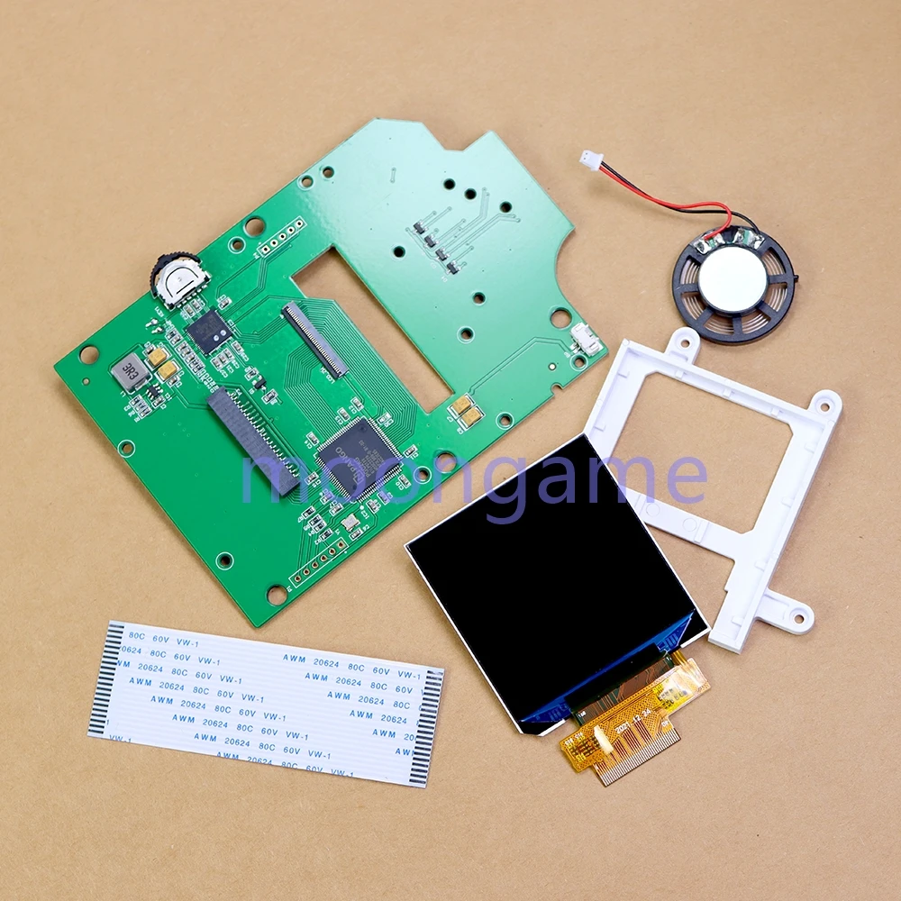 

1 комплект для замены экрана GameBoy GB V4.0, 2,45-дюймовый ЖК-дисплей с подсветкой, более яркий, IPS-экран для ремонта