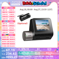 70mai Dash Cam A510 1944P HDR GPS ADAS 4G Connectivity 70mai 4G Front Cam A510 Car DVR 24H Parking Support Rear Cam