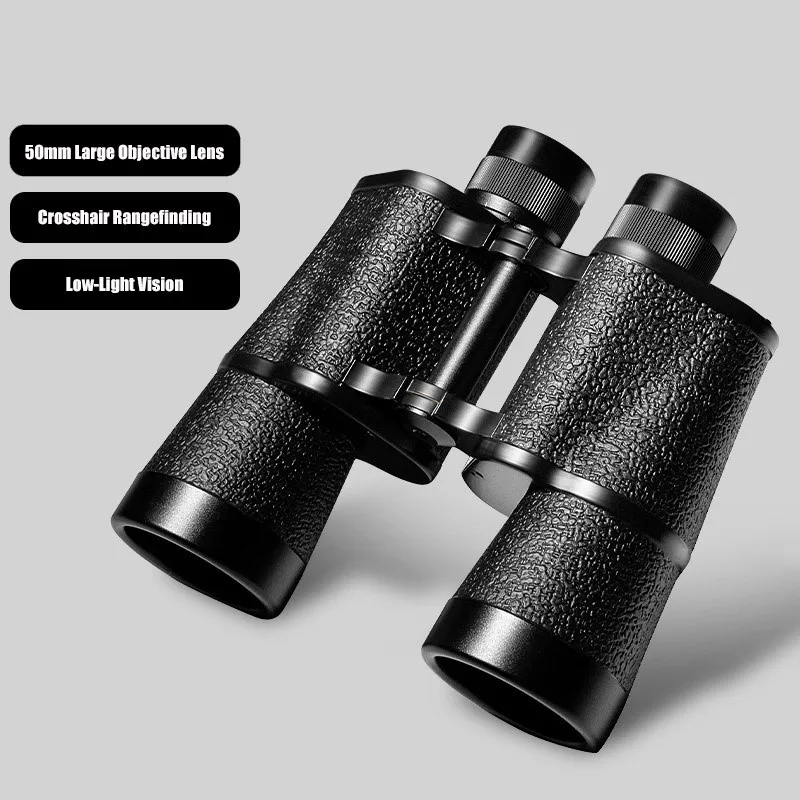

Professional 15x50 HD 63 Binoculars Waterproof Large 50mm Objective BAK4 Prism Clear Low Light Vision for Outdoor Camping Travel