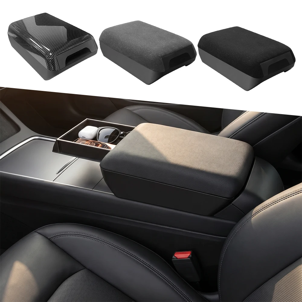 For Tesla Model YL Model 3 Highland Model Y Juniper Car Armrest Box Heightened Storage Case Auto Interior Organizer Accessories
