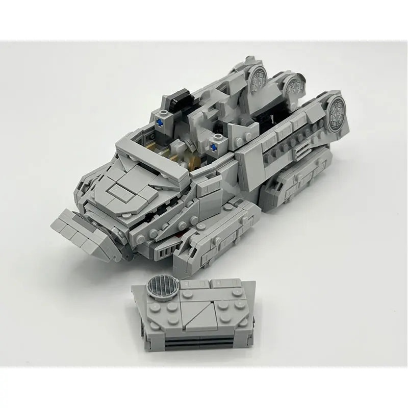 Moc bloco de construção espaço guerras série tanque nave espacial criativo tijolo modelo educação brinquedo aniversário adultos presentes MOC-239086 632 pçs