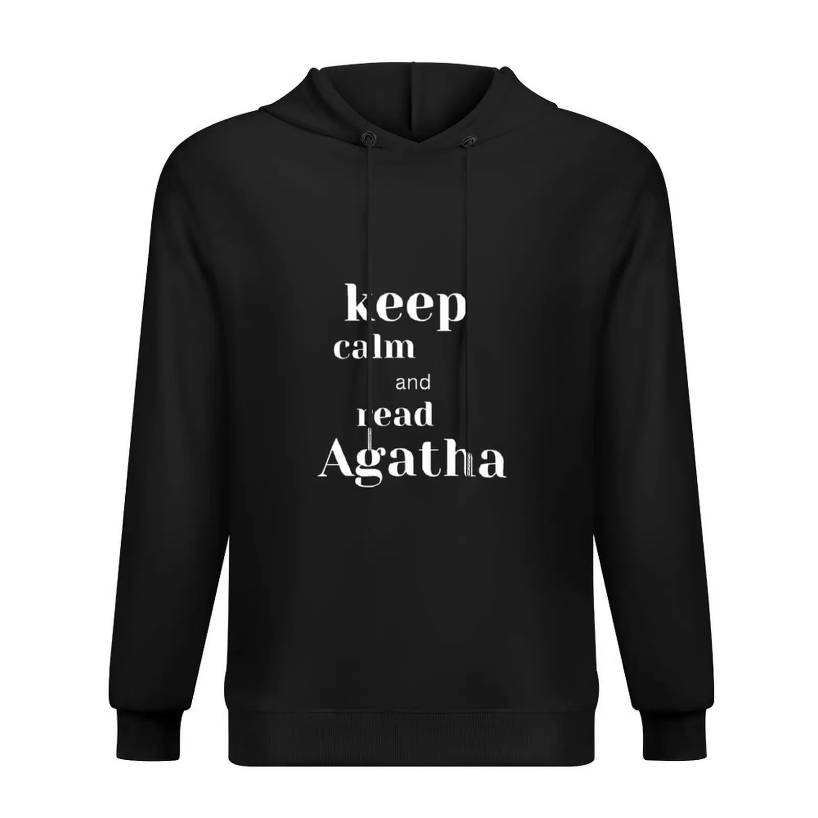 

Read Agatha - for Agatha Christie lovers Hoodie blouse autumn men wear autumn hoodie