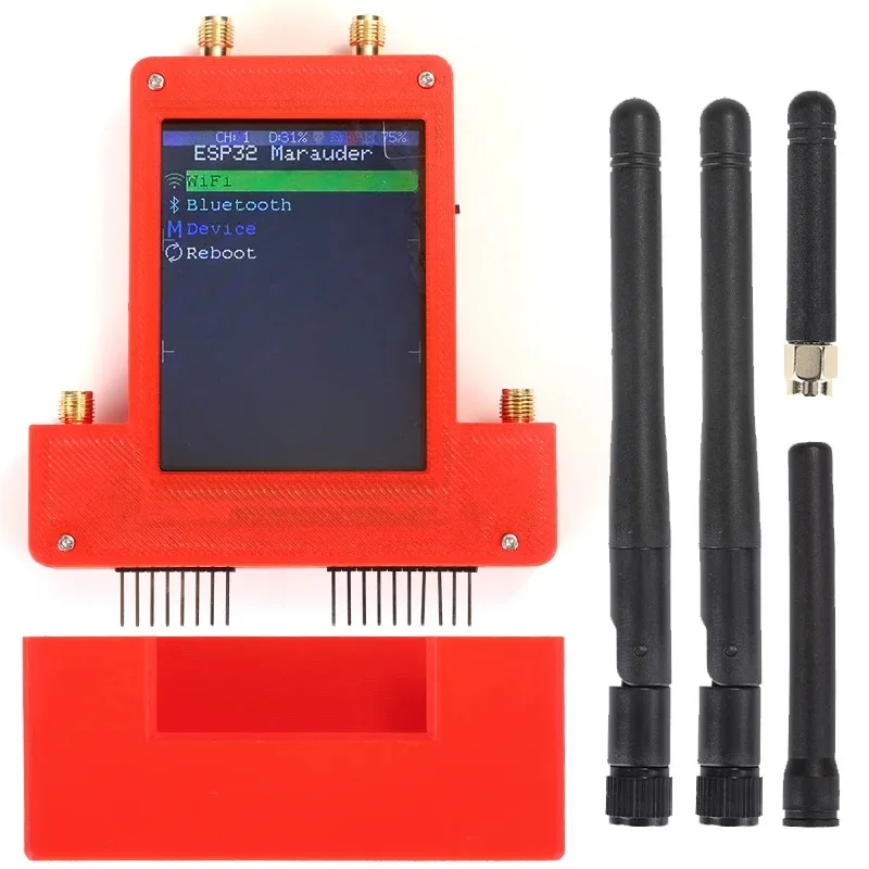 

Latest 4 in 1 Expansion Board 433M RF Module +ESP32S2 Module + GPS Module + 2.8 Predator For Flipper Zero with Manual