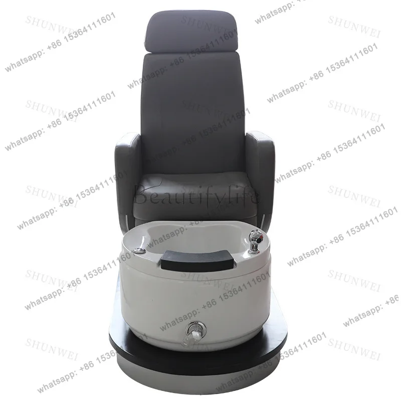 Factory Direct Sales Rotatable Manicure Pedicure Sofa Slate Base Acrylic Basin