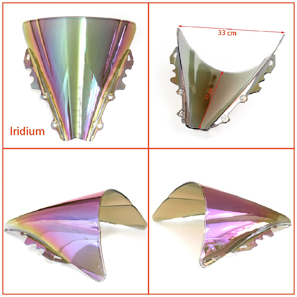 Fit for Yamaha YZF R6 YZF-R6 2006 2007 Motorcycle Accessories Windshield Front Fairing Windscreen Deflector Decorate Plate