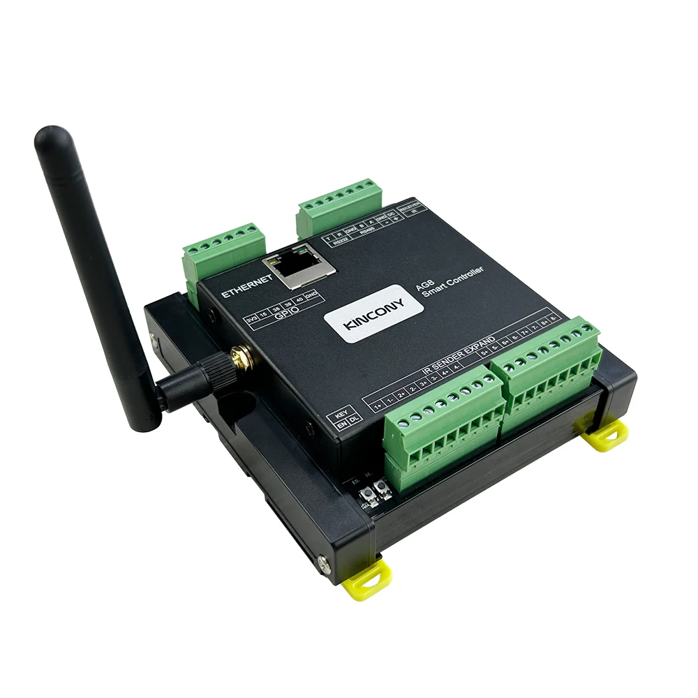 Recomendação e Avaliação Detalhada do KinCony AG8 ESP32-S3 Smart IR Controller para ESPHome com Cabo de 300 Metros