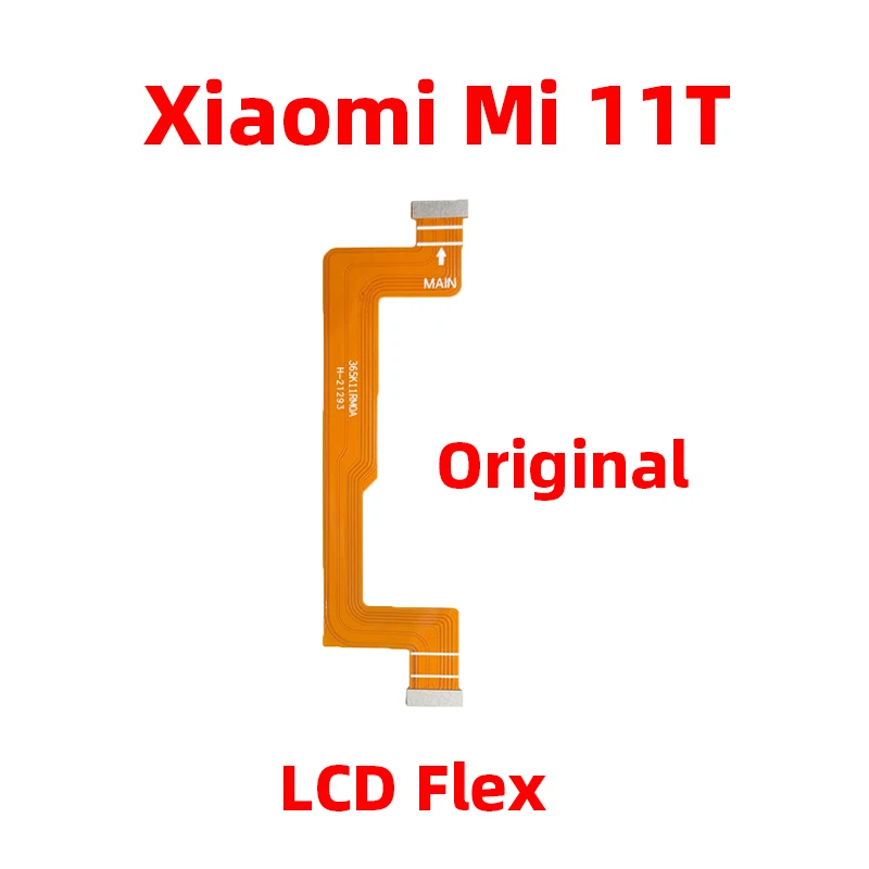 Motherboard Original para Xiaomi, Placa Principal, Conector Mainboard, Substituição do Cabo Flex LCD, Mi 11T Pro, 11T