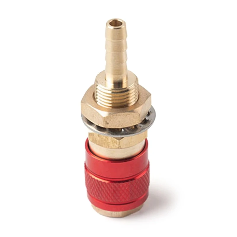 Watergekoelde Gas Adapter Snelkoppeling Fitting Connector Solderen Voor MIG \ TIG Lastoorts Levert 6mm 8mm dropship