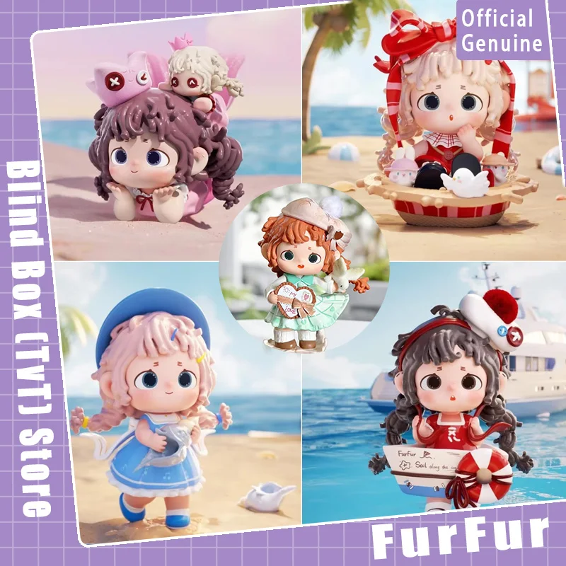 

Подлинная коллекция Heyone Furfur V5, серия Happy, слепая коробка, милая коллекция кукол, украшение для рабочего стола, модный тренд, подарок для девочки