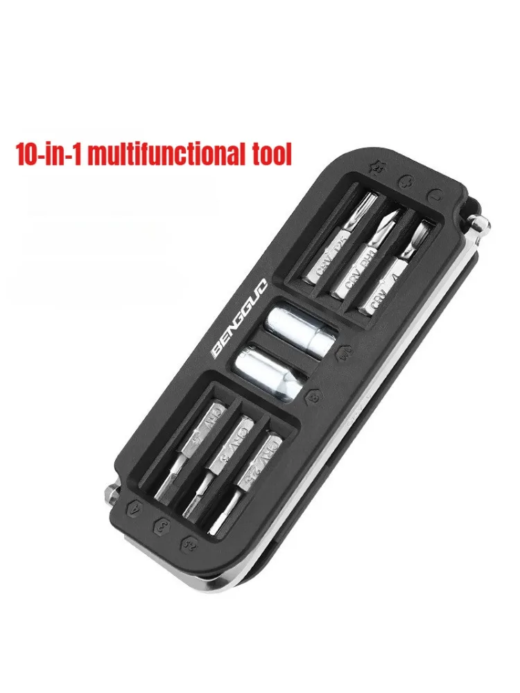 AliExpress Bicycle Repair Tools 10 IN 1 Multifunctional MTB Road Bike Tool Kit Portable Hexagonal Wrench Screwdriver Bit Tools