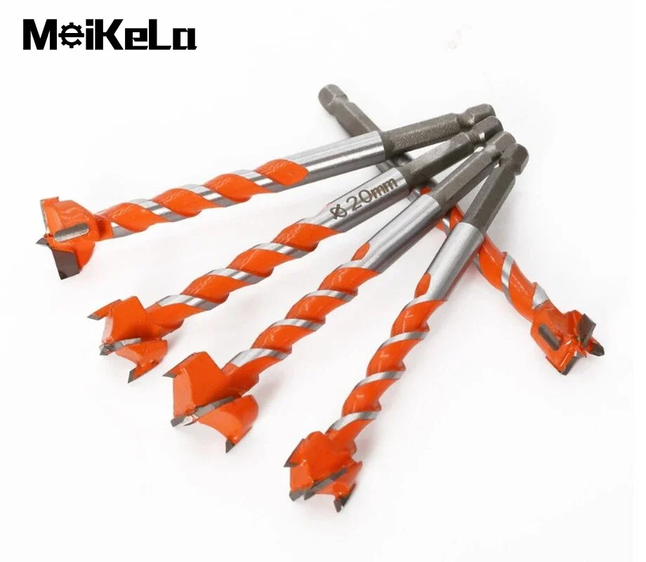 Imagem -02 - Aço Carbono Hexagonal Shank Brocas Grupo Auto Centering Buraco Saw Cutter Ferramentas para Trabalhar Madeira 16 Mm25 mm