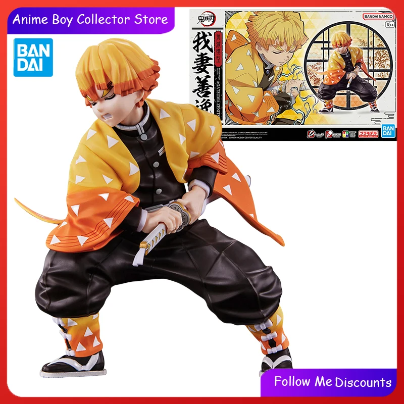 

BANDAI Figure-rise Demon Slayer Anime Figure Agatsuma Zenitsu Action Figures Kimetsu No Yaiba Model Kit Gifts for Children