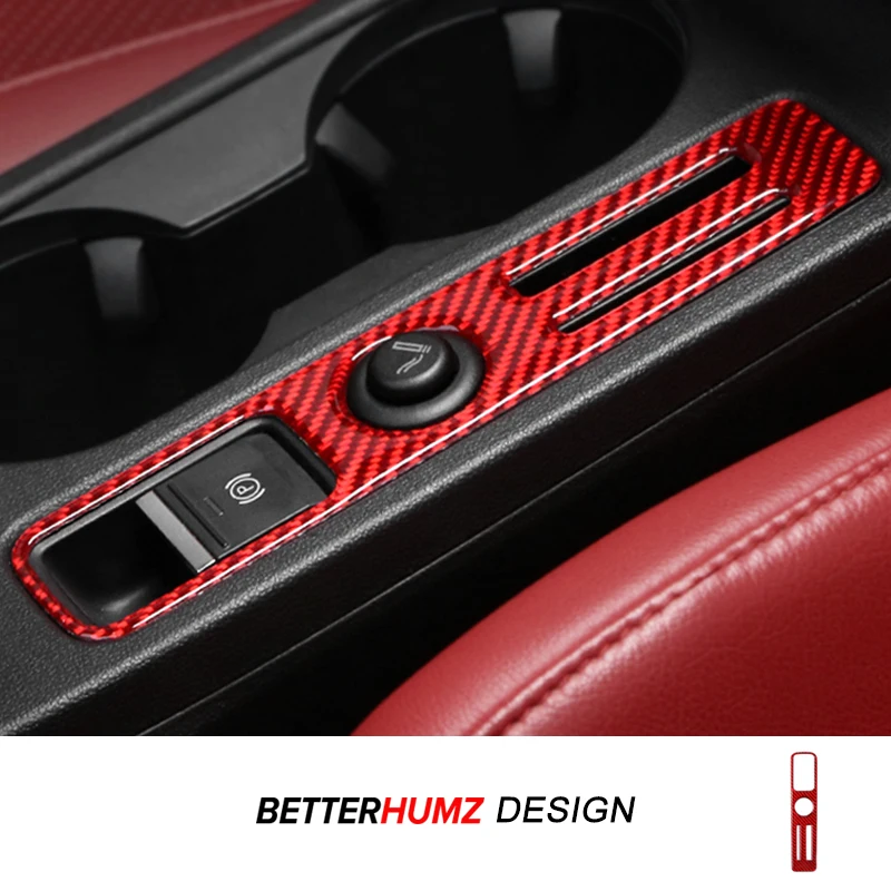 Für Audi A3 8Y S3 2021-2025 Carbon Fiber Center Konsole Zigarre Leichter Karte Slot Panel Trim Streifen Aufkleber auto Innen Zubehör