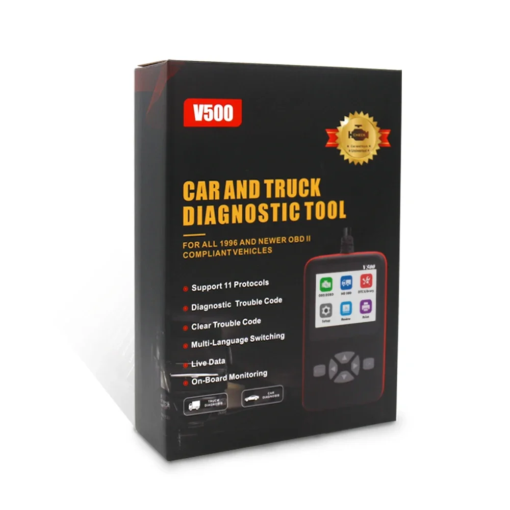 

NEW Diesel OBD Heavy Duty Truck Diagnostic Scanner Car Diagnostic Tool Adapter Better ELM327