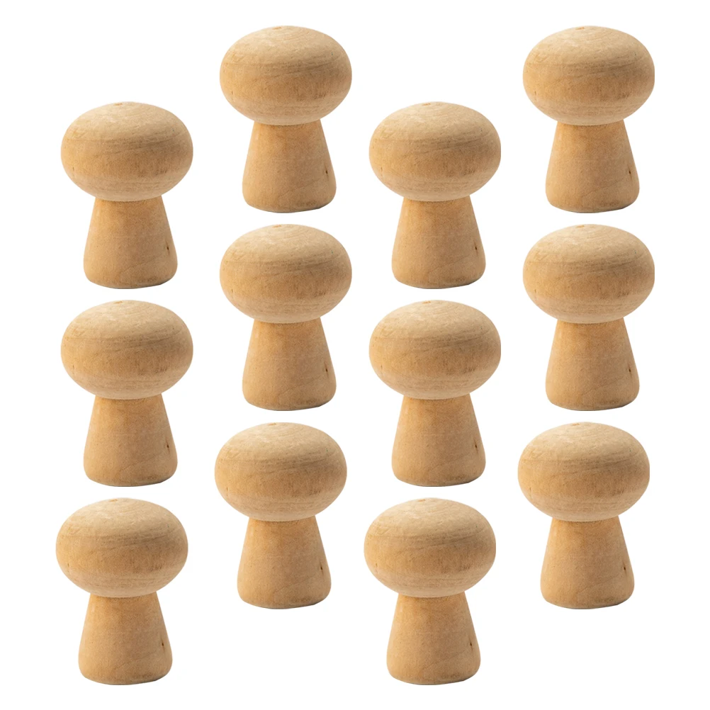 

20PCS Wooden Unfinished Ornament Decor Unfinished Ornaments for DIY Crafts Children Mini Wood Eco Friendly Safe