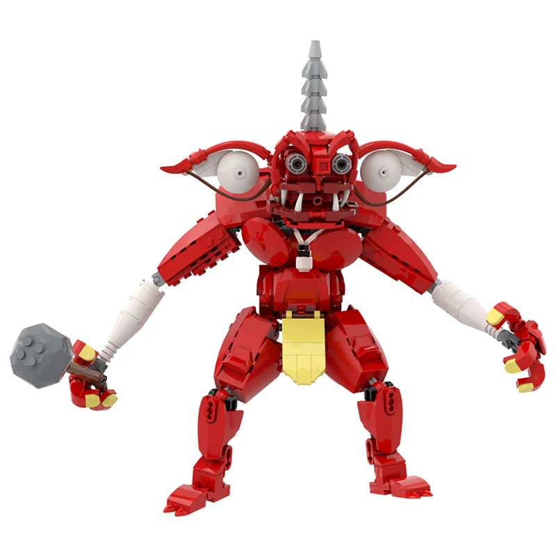 MOC Red Monster Bokoblins Building Blocks Set for Zeldaed Stables Kit Animal Monsters Scout Action Figures Bricks Toy Gifts