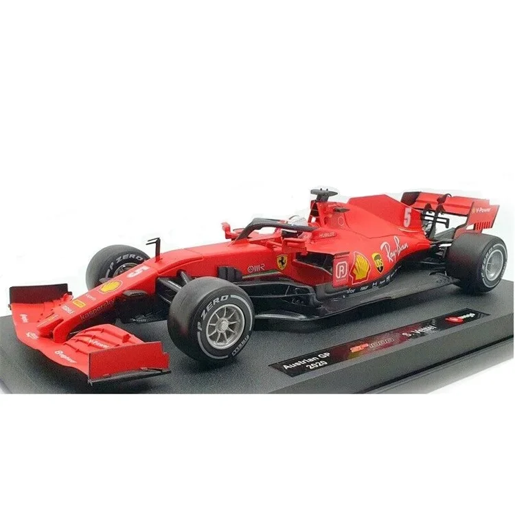 Bburago 1:18 F1 2020 SF1000 #5 Sebastian Vettel / #16 Charles Leclerc Red Diecast Collector's Vehicle Model Car