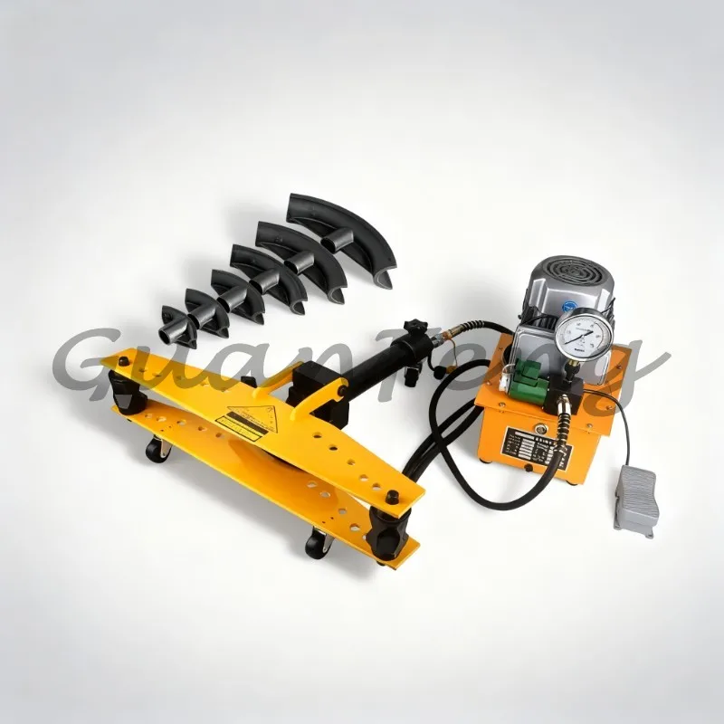 16 Ton Manual Hydraulic Tube Bender, 22-60mm Multifunctional Steel & Galvanized Iron Pipe Bending Tool