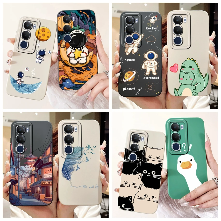 For Infinix GT 20 Pro Case X6871 Silicone Soft TPU Back Cover For Infinix GT 20 Pro 2024 Case GT20Pro Protective Astronaut Funda