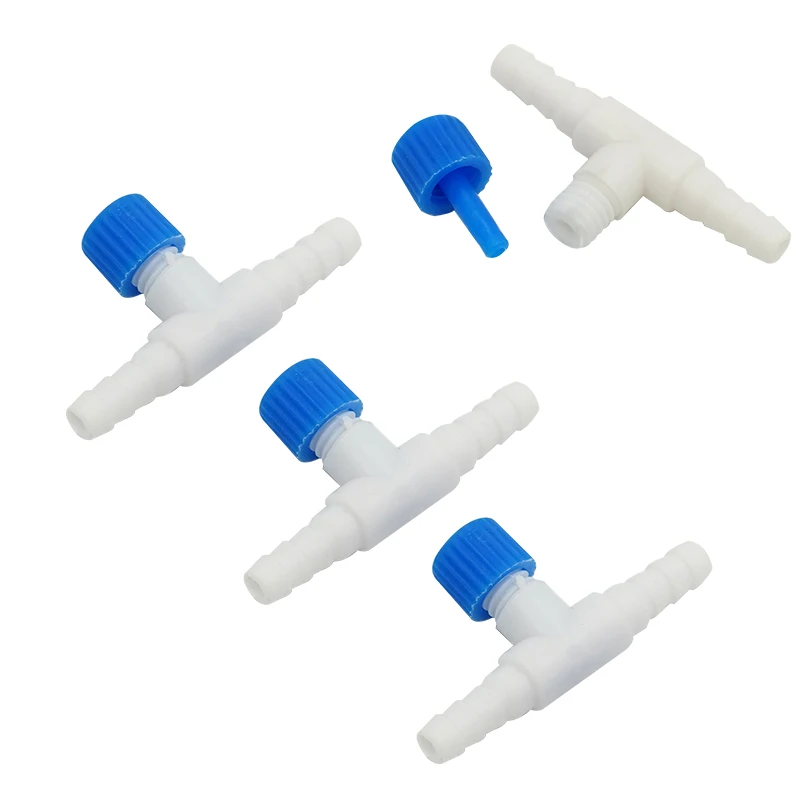 10pcs Aquarium Air Flow Control Valve Tap Fish Tank Air Regulator Hose Connector For Oxygen Tube Aquarium Accessories