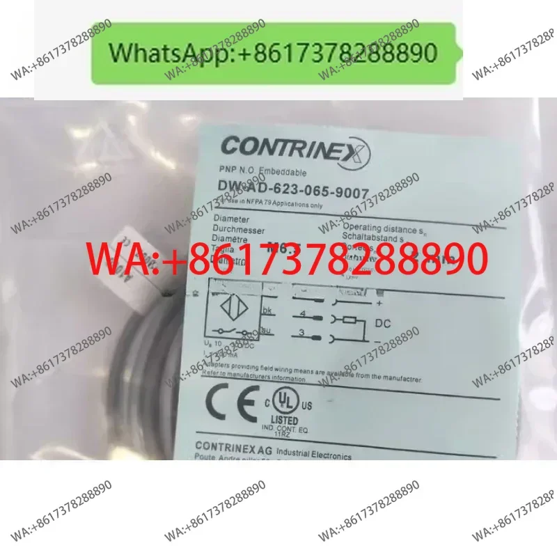 New Original Contrinex proximity switch DW-AD-509-M12-390 DW-AD-509-M30-390 DW-AD-519-M18-390 DW-AD-519-M18-120