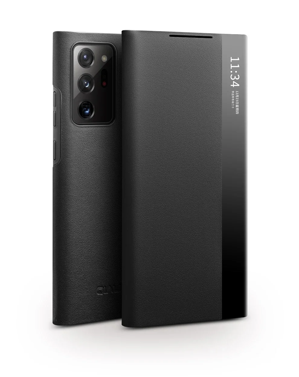 QIALINO Luxe lederen telefoonhoes voor Samsung Galaxy Note 20 Ultra Lichte hoes met Smart View Case voor Note 20 Ultra - afbeelding 1