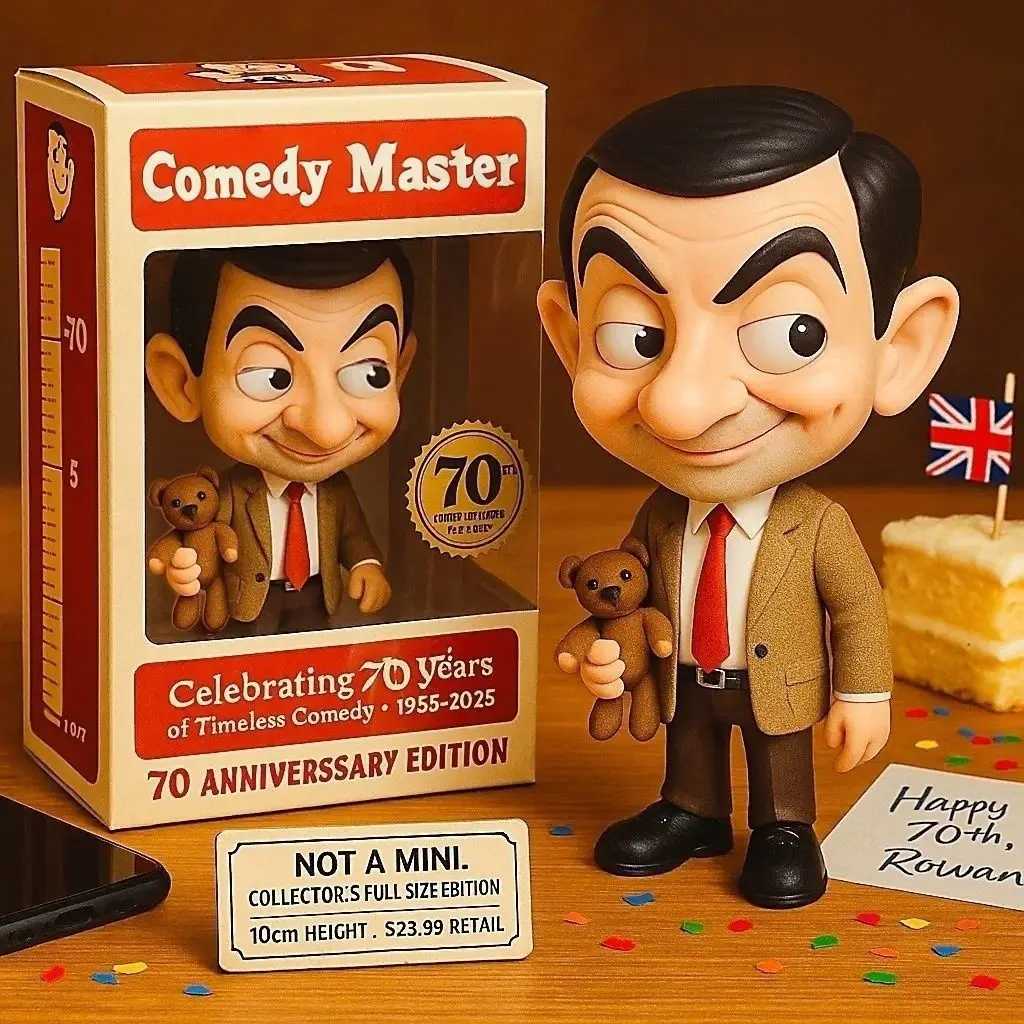 

2025 New Garden Decoration The Beotles Mr. Music Comedy Master Mr. Bean Creative Gift Handmade Character Resin Ornament Figure