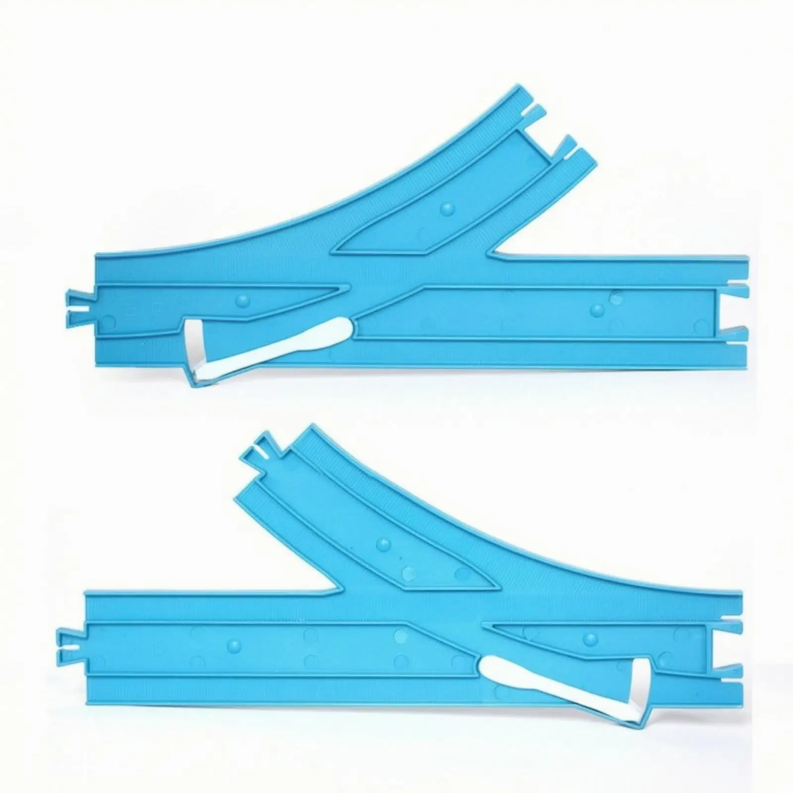 Toy Train Track with Switching Lever Interactive Branching Rail Track Section Simple-Link for Kids, Classroom