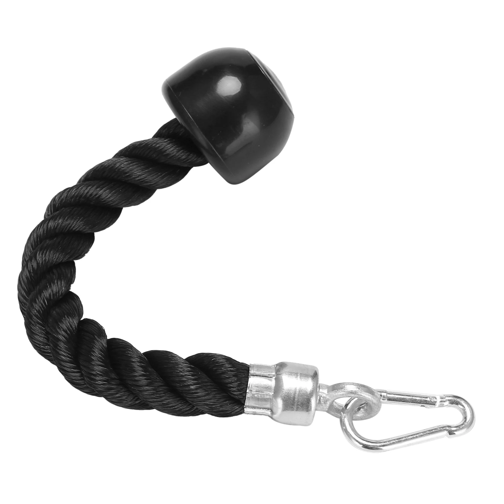 Imagem -03 - Heavy Duty Tricep Pull Down Single Rope com Snap Hook Máquina de Cabo de Fixação de Fitness Pulldown Rope para Home Gym