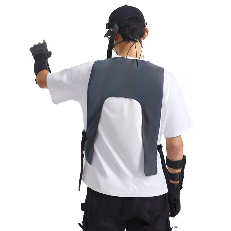 Colorful Reflective Vest, Vest, Fluorescent Cycling Clothes, Night Running, Driving Construction Vest, Night Road Safety