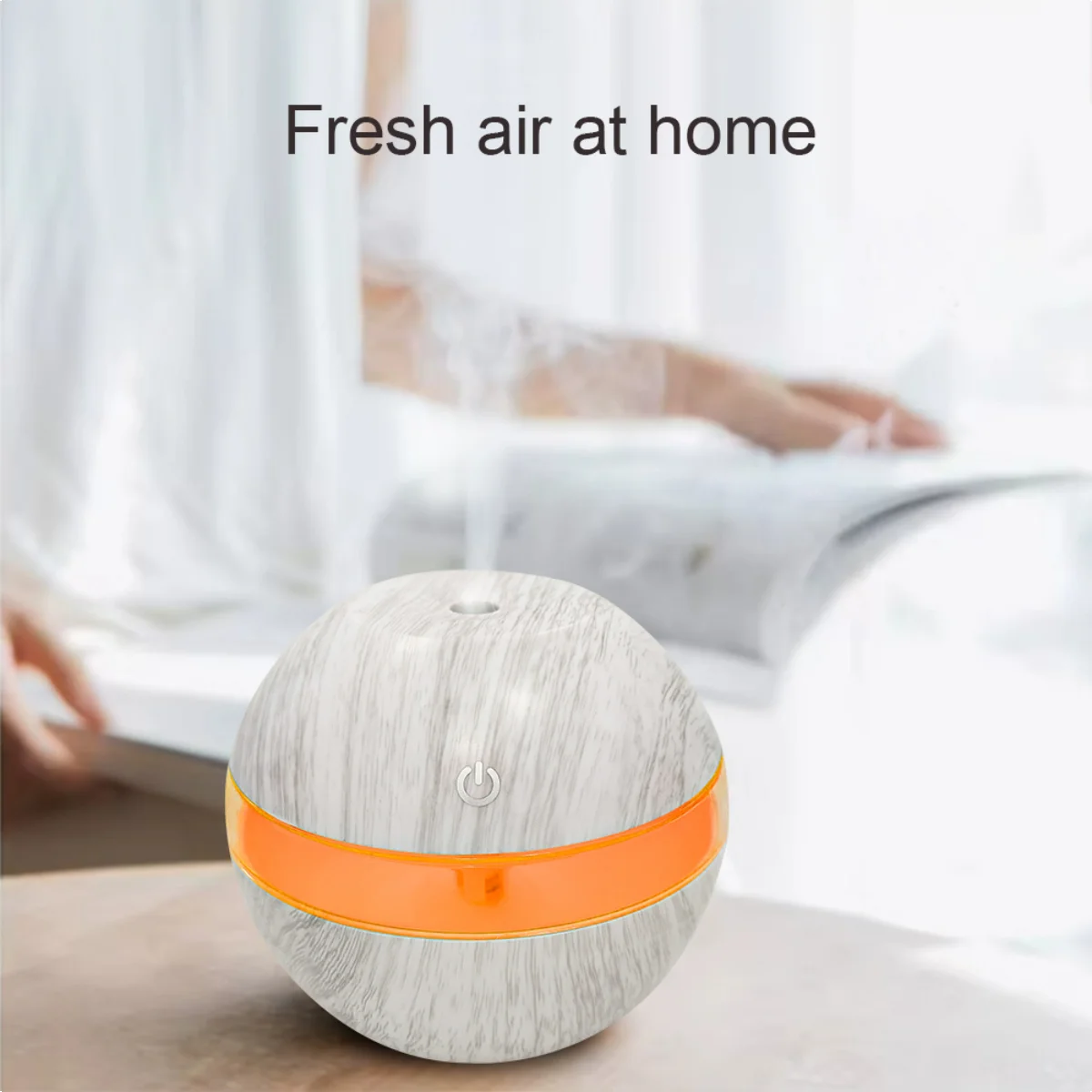 Air Wellness Pro  300ml Essential Oil Diffuser with Humidifying Function + 7 Chromotherapy Light Settings