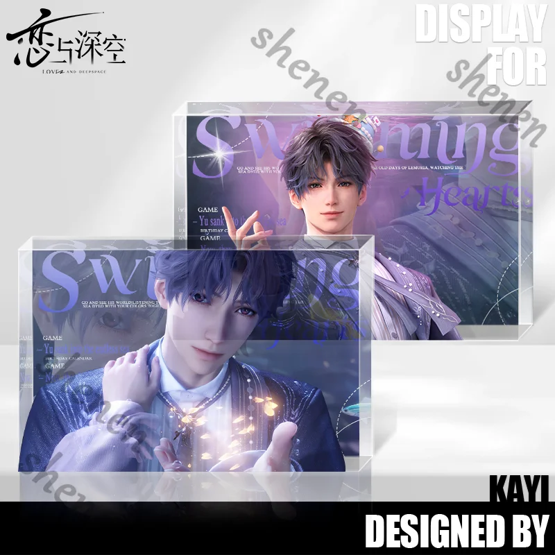 

Anime Love and Deepspace Rafayel Birthday Acrylic Brick Standing Board Cospaly